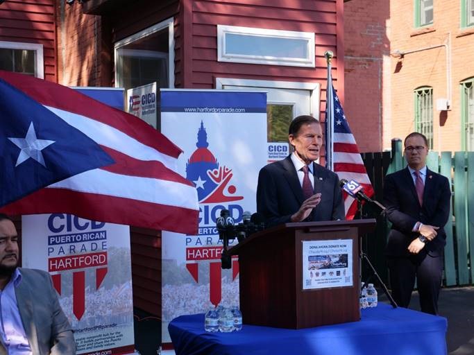 Following conversations with Puerto Rico’s Governor, U.S. Senator Richard Blumenthal (D-CT) called for whatever it takes to overhaul Puerto Rico’s fragile and dated power grid as many of the island’s residents remained without power in the wake of Hurricane Fiona. 